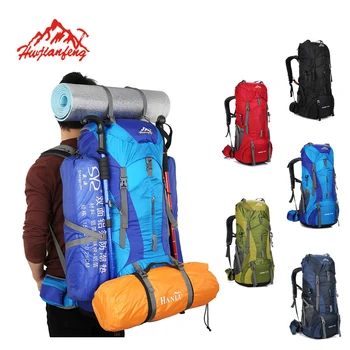 Profesionálne lezenie vak Outdoor Camping Batoh, veľká kapacita voľný čas módne batoh 70+5L turistika horolezectvo packbag