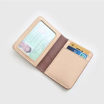 Retro pánske Originálne Kožené vodičský Preukaz Držiteľovi Prenosné Kreditnej Karty Prípade Držiteľ Cowhide Kožené Slim ID Mince v Kabelke Peňaženku