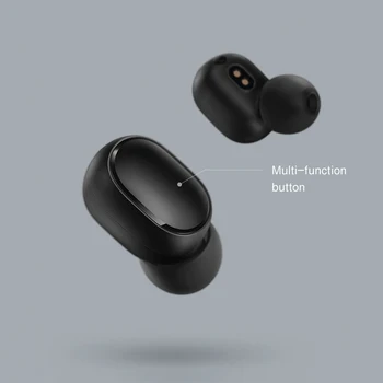 Pôvodný Xiao Redmi Airdots TWS Bezdrôtové Bluetooth Slúchadlá Stereo Bass Bluetooth 5.0 S Mic Handsfree AI Kontroly Slúchadlá