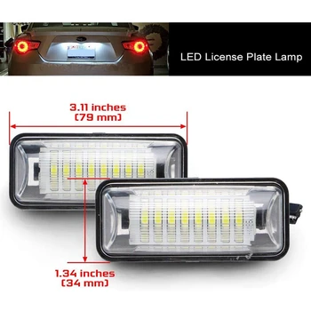 Špz Svetlo,LED špz Lampa Montáž na Subaru BRZ Impreza WRX Legacy Crosstrek Toyota 86 Xenon Biela