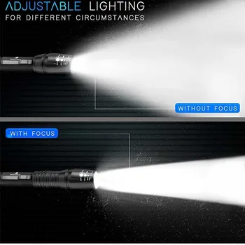 UltraFire XM-LT6 18650 baterka pochodeň svetla taktická baterka linterna led zaklamp lampe de poche taschenlampe luz flash lig
