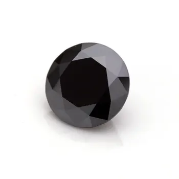 4 mm najvyššej kvality čierny okrúhly rez moissanite drahokam veľkoobchod za karátové cena 2020news prijať custmoized jewlery tvorby