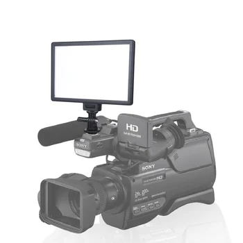 Viltrox L116T Fotoaparát LED video svetlo LCD Displej Bi-Color & Stmievateľné Slim DSLR + napájací Adaptér pre Canon, Nikon DIGITÁLNA Videokamera