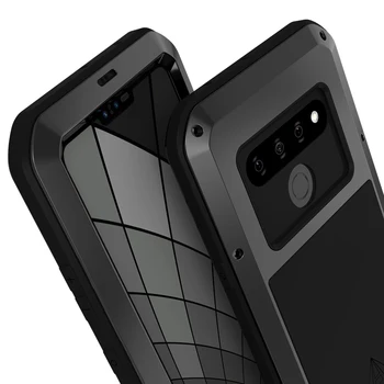 Prípady, Na LG G8S thinQ Luxusné Doom Brnenie Povinnosť Nepremokavé Shockproof Kovové Hliníkový Kryt Telefónu LG G8s ThinQ Tri kamery