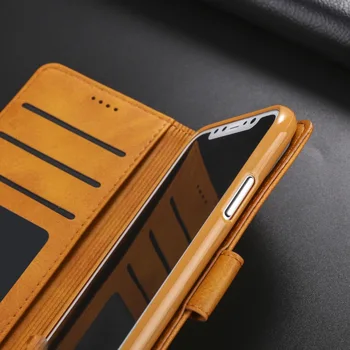 Luxusné Kožené Flip Peňaženky Telefón puzdro Pre iPhone Xr X Xs 11 Pro Max Shockproof Mäkký Kryt Pre 7 Plus 8 6 6 5 5S SE 2020 12 Mini