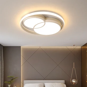 Minimalizmus moderné LED stropný luster svetlá black/white moderný luster pre obývacia izba, spálňa led luster osvetlenie