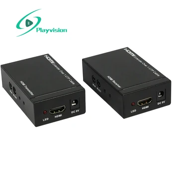 Playvision HDMI Extender cez jeden 50m/164ft UTP Káble s Dvojitou IR Ovládanie