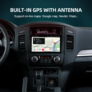 ISUDAR V57S Android Auto Rádia Pre Mitsubishi/Pajero 2006-Auto Multimediálny Prehrávač GPS Stereo Systém Hlasového Ovládania FM č. 2 Din
