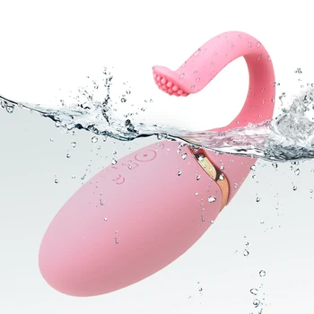10 Rýchlosť Rybí Chvost Skok Vajcia Vibrátor Stimuláciu Klitorisu Nabíjanie pomocou pripojenia USB Bezdrôtové Diaľkové Ovládanie Vibračné Vajíčko Sexuálne Hračky pre Ženy