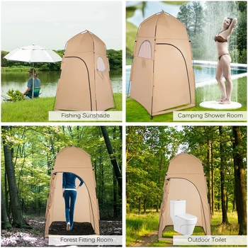 TOMSHOO Pop-Up Pláži Camping Stan Prenosné Vonkajšia Sprcha Stan ochrany Osobných údajov Wc Vaňa Zmena Montáž Izba Stan Shelter
