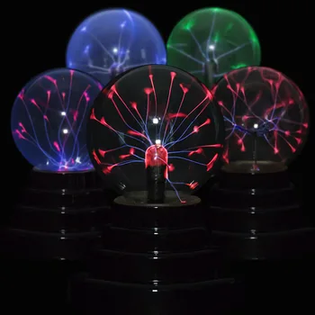 Lávové Lampy Box Lightning nočné svetlo Magic Plasma Ball Retro Ľahký 3-Palcový Deti Vianočný Večierok Cristal Darček Miestnosti Dekorácie