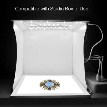 PULUZ Mini 22,5 cm LED Fotografie Shadowless Spodnej Svetlo, Tieň-free Svetlo Lampy Panel Pad 20 cm Photo Studio Box lightboxs
