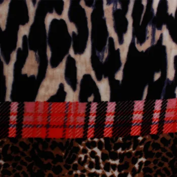 Leopard Tlač Čierny Prúžok Patchwork Flannal Fleece Deka Mäkké Teplé Hodiť na Posteli, Gauči, Pohovka 200x220cm posteľná bielizeň List