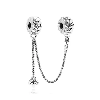 925 Sterling Silver 12 Módne A Vynikajúce Bezpečnostné Reťaze Fit Ženy Pandora Náramok & Náhrdelník Diy Šperky