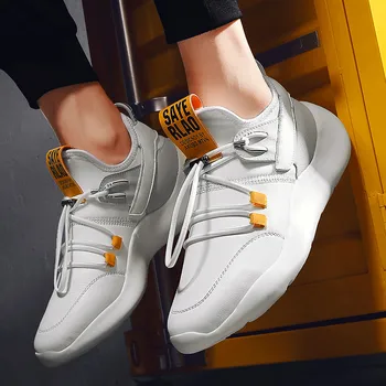 Nové pánske ľahký jogging topánky priedušná komfortné ploché topánky pánske tenisky dezodorant pánske členkové topánky pokles dopravy