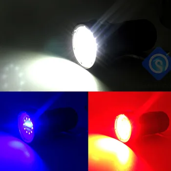 Biela XML2+Červené/Modré Svetlo LED Fotografie, Video LED Potápačská Baterka Foto Vyplniť Svetla 18650 Batérie Fotografie Ponoriť Lampa