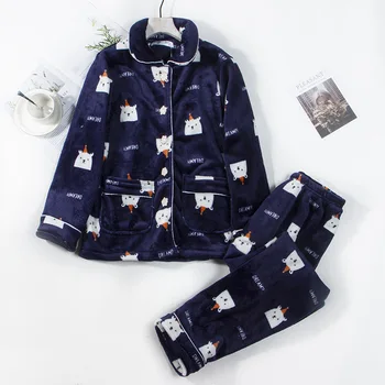 VEĽKOSŤ 5XL 145KG Zimné Ženy Hrubé Flanelové Pyžamo Sady fleece Teplé sleepwear Domov Pijamas nadrozmerná bielizeň Vyhovovali oblečenie pre voľný čas