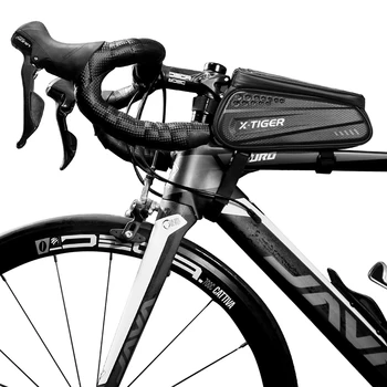 X-Tiger Cyklistické tašky Dopredu Trubky Rámu Bicykla Taška Shockproof Rainproof 6.5 v Telefóne Prípade dotyková obrazovka Cyklistická Taška MTB Bike Príslušenstvo