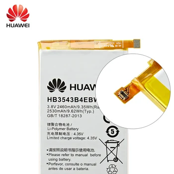 Hua Wei Pôvodnej HB3543B4EBW 2530mAh Batériu Pre Huawei Ascend P7 L07 L09 L00 L10 L05 L11 Náhradné Batérie +Nástroje