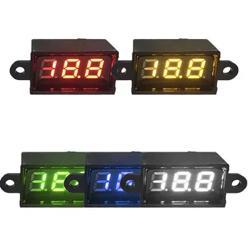 Digitálny Voltmeter LED Vodotesný Volt na Meter DC3-30V0.28 palcový 12V Auto Motor Sortiment Auto Elektrické Napätie Tester Ammeter Multimeter