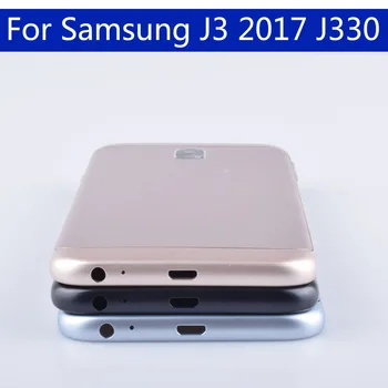 Pôvodný Pre Samsung Galaxy J3 2017 J330 J330F SM-J330F Bývanie Kryt Batérie Späť Kryt Prípade Zadné Dvere Šasi Shell