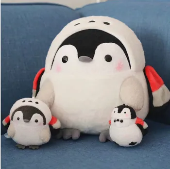 Roztomilý Pozitívne Penguin Peluche Hračky Juguetes Brinquedos Vypchaté Zvieratá Panda Plyšové Pelucia SoftBag Prívesok Bábiky pre Deti, Dievčatá