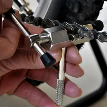 Nerezové Oceľové Koleso Reťaz Istič Odstraňovač Pin Splitter Zariadenie Cyklistické Bicykli Extractor Fréza Požičovňa Odstránenie Repair Tool