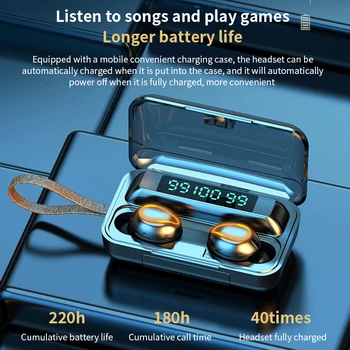 TWS Stereo Slúchadlá Bluetooth 5.0 Slúchadlá Potlačením Hluku Touch Ovládania Nepremokavé Bezdrôtové Slúchadlá audifonos auriculares