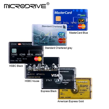 Kreditná Karta visa Master karty HSBC American Express USB Flash Disk pero 64GB 32 G 8G 16G usb banka kartu Palice jednotky pero