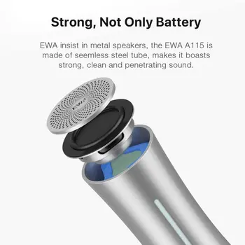EWA Pravda, Bezdrôtové Stereo TWS 105 hodín doba prehrávania Bluetooth Reproduktor A115 vstavaná 6000mAh Nabíjateľnú Batériu, Skvelý Zvuk a Basy