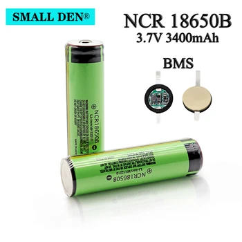 Nové Chránené NCR18650B 3400mAh 3,7 V Li-ion 18650 Nabíjateľná batéria s PCB Pre Baterku batérie