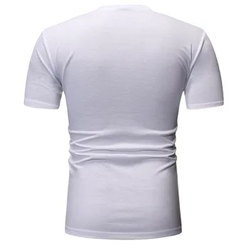 Biela Patchwork Afriky Dashiki Print T Shirt Mužov 2020 Úplne Nové Krátke Sleeve Tee Tričko Homme Streetwear Bežné Afriky Oblečenie
