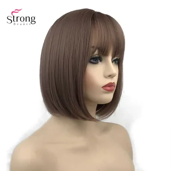 Syntetické Parochne Ombre Hair Bob Parochne Ženy Blond/Čierna Hairpiece StrongBeauty