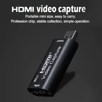 VONETS grafická Karta Zachytiť HDMI USB 2.0 4K 1080P Audio Video Grabber, Záznamník Zachytiť Kartu pre PS4 Xbox Nintendo Prepínanie TV Box