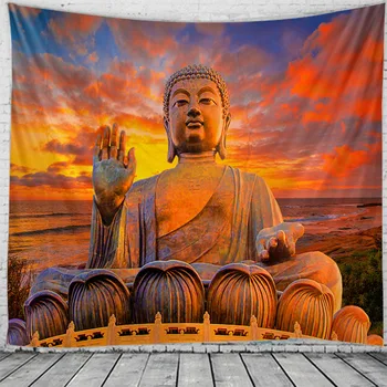 Indický Buddha meditácie Buddha gobelín sedem čakier nástenné gobelíny Mandala gobelín stenu handričkou psychedelic Jogy deka Bohemi