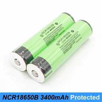 18650 Batérie NCR18650B 3,7 V 3400mah Nabíjateľná Lítiová Batéria pre Baterku Svetlomet Batérie 2MOS Ochrany Rada Turmera
