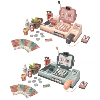 25Pcs Predstierať, Hrať Mini Simulácia Elektronických Supermarket pokladne Súpravy, Hračky Multifunkčné Deti Hrať Úlohu Nastaviť