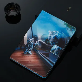 Pre Huawei MediaPad M5 Lite 8.4' Kryt Módne Maľované Kožené Smart Case pre MediaPad M5 Lite 8.4 Palcový Generácie Coque Fanda