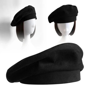 Casquette jar a na jeseň a v zime retro black beret temperament dámy British maliar klobúk newsboy osemhranné spp BLM10