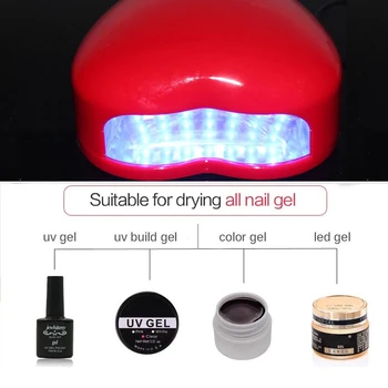Nail Art UV Gél na Vlasy 3W USB Konektor, alebo Batérie Nové Srdce Tvar mini prenosné na Nechty, UV LED Lampa na nechty, vlasy