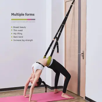 Multi-funkčná Flexibilita Jogy Balet Nastaviteľné Nohy Prípravy Úsek Popruh Zvýšiť Nohy Silou Fitness Vybavenie