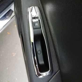 Pre Renault Captur-2017 kvalitné LHD ABS Chrome Vnútorné Opierke, Dvere, Okno, Sklo, Výťah Prepnúť Tlačidlo Panel príslušenstvo