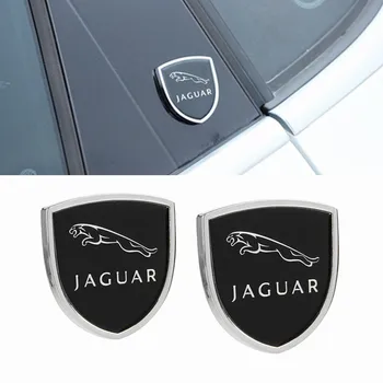 Auto Strane Nálepky Kovové Odznak Znak Dekorácie pre Jaguar XE XF Sportbrake XJ XFR-S XK X-Type S-Type F-TEMPO Auto Príslušenstvo