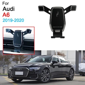 Auto Držiaka Telefónu Air Vent Mount Klip Svorka Mobilný Telefón Držiak na Audi A6 C8 Príslušenstvo 2019 2020