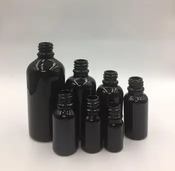 100ml čierny prázdne sklenené fľaše emulzia emulzia podstate olej, kvapalina sérum komplexnej obnovy starostlivosti o pleť, kozmetické balenia
