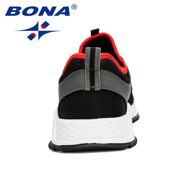 BONA 2020 Nový Príchod Populárne Mužov Ležérne Topánky Muž Módy Muž Oka Topánky Muž Vonkajšie Tenisky Veľká Veľkosť Zapatillas Hombre Mäkké