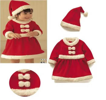 Dievčenské Vianočné Kostýmy Detí Hrať Santa Claus Šaty, Chlapčenské Výkon Vyhovovali Batoľa Dievča Oblečenie Batoľa Chlapec Oblečenie