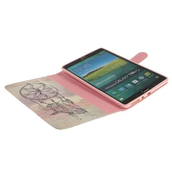 Móda Lev, Tiger Dievčatá Maľované PU Kožené puzdro Pre Samsung Galaxy Tab S 8.4 T700 T705 8.4 palcový Ochranné prípad Tabletu