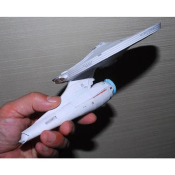 Sciencefiction lietadla StarTrek Enterprise Ncc-1701 HD PaperModel HOBBY Ručné Fantázie Hračka Garáž Auta Papier Remeselné Dekorácie