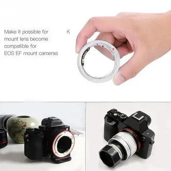 Pre PK-EOS Objektív Kamery Adaptér s Elektrickým Kontakt pre Pentax K Objektív pre Canon pre Fotoaparáty EOS Objektív Adaptéry